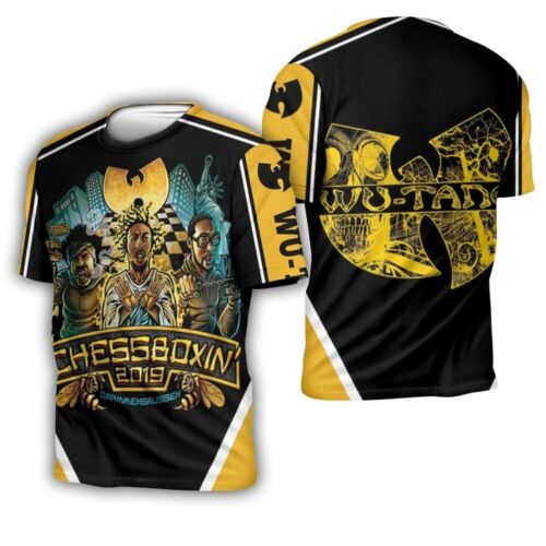 Legend For Hip Hop Fan 3D T-Shirt Wu Tang Clan Da Mystery Wu Tang Band Unisex T-Shirt 3D