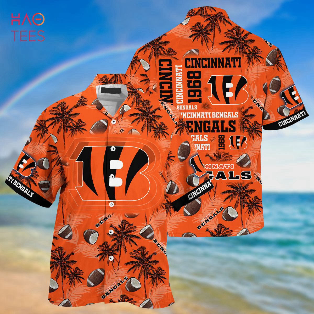 Cincinnati Bengals NFL Toucan Floral Hawaiian Shirt Hot Summer 2023
