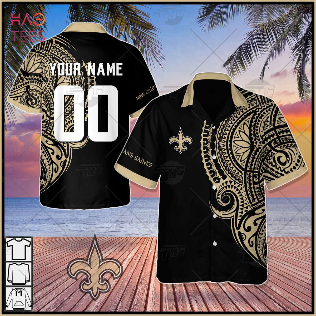 Makani Polynesian tribal tattoo button-front Hawaiian shirt size MEDIUM |  eBay