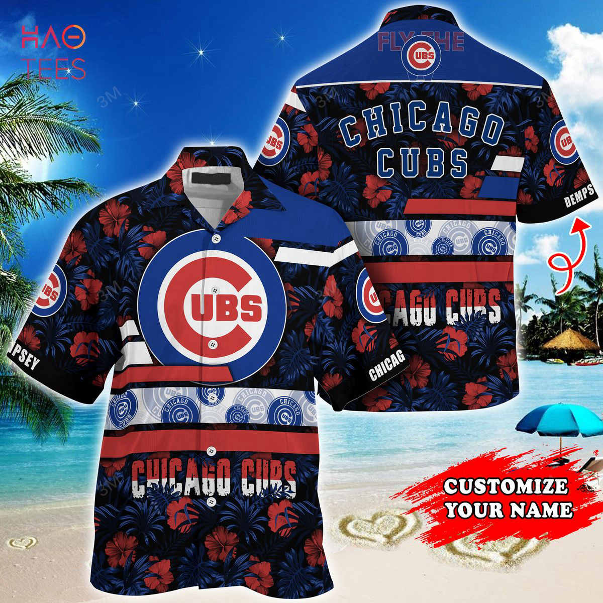 Chicago Cubs MLB-Super Personalized Hawaiian Shirt Hot Summer 2023 Travel Gift
