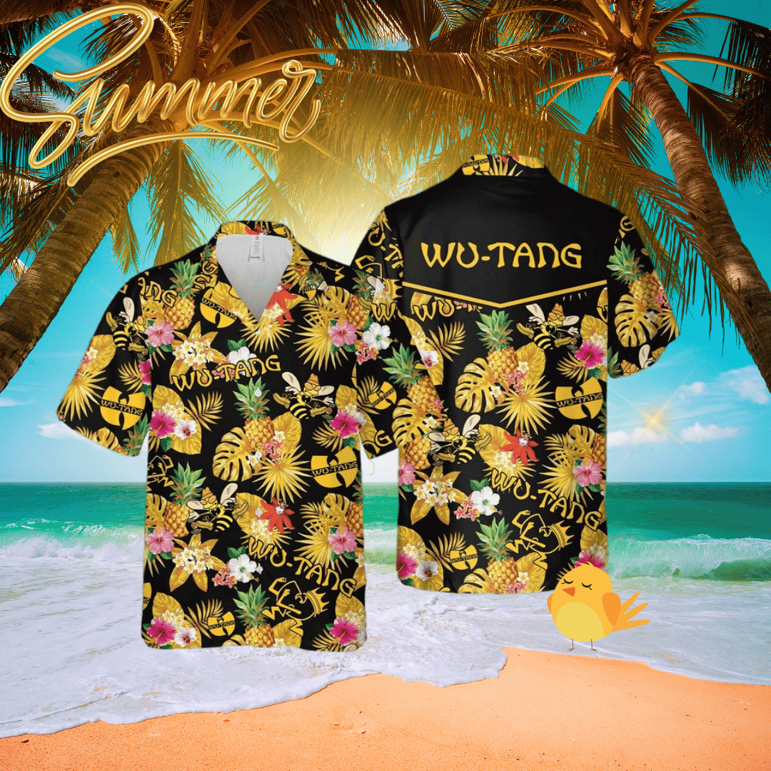 Wu-tang Clan Authentic Hawaiian Floral Beach Wu-Tang Clan Hawaiian Shirt