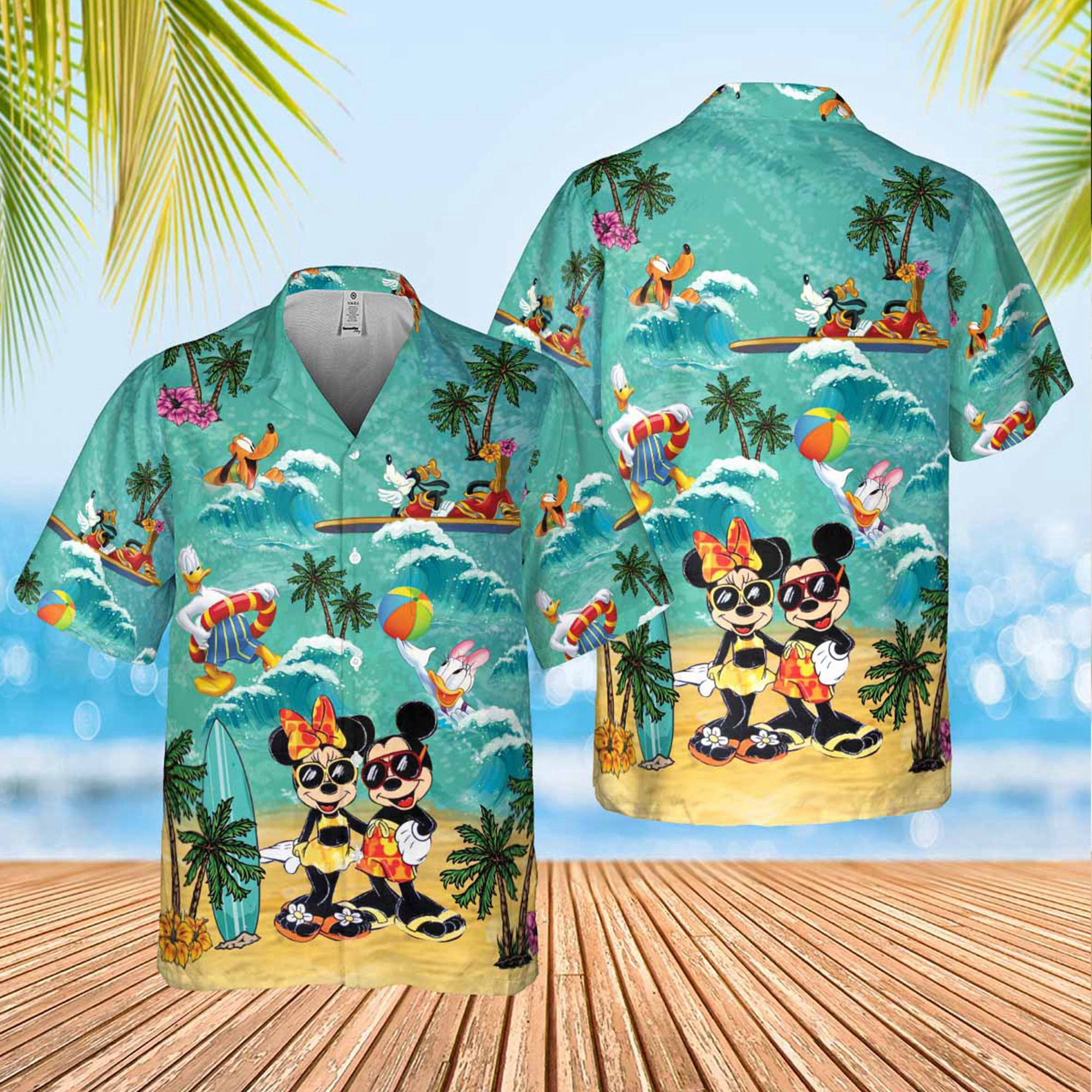Disney Mickey And Minnie Magical Hawaiian Shirt