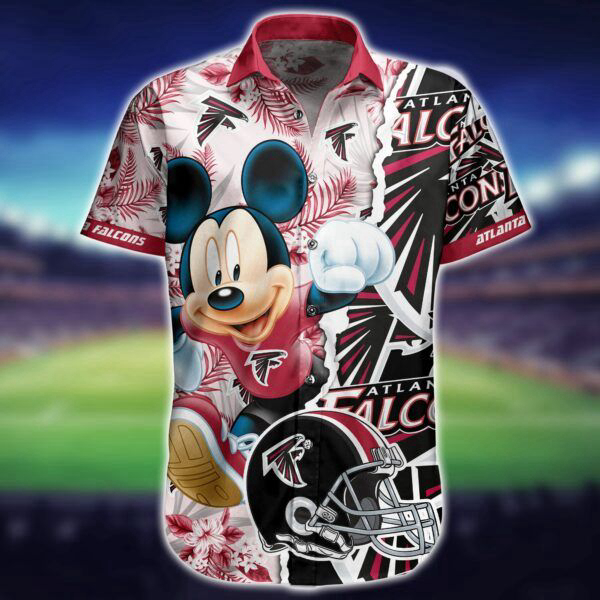 NFL Atlanta Falcons Hawaiian Shirt Short Mickey Summer