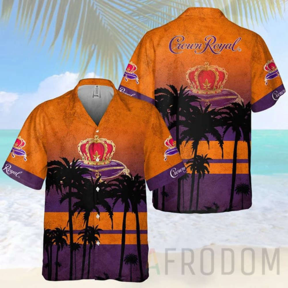 Summer Vibes Crown Royal Hawaiian Shirt Vintage 01
