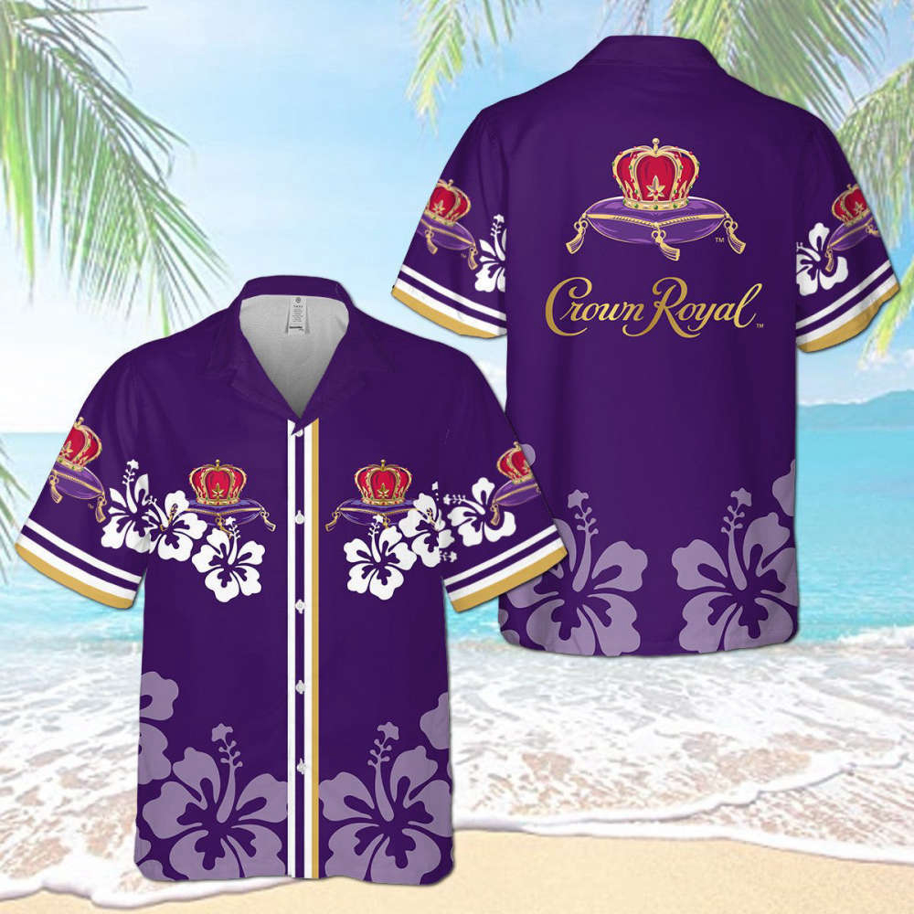 Crown Royal Hibicus Hawaiian Shirt