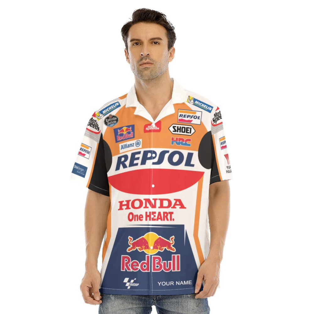 Repsol Honda Motogp Racing Red Bull – Repsol Honda Hawaiian Shirt