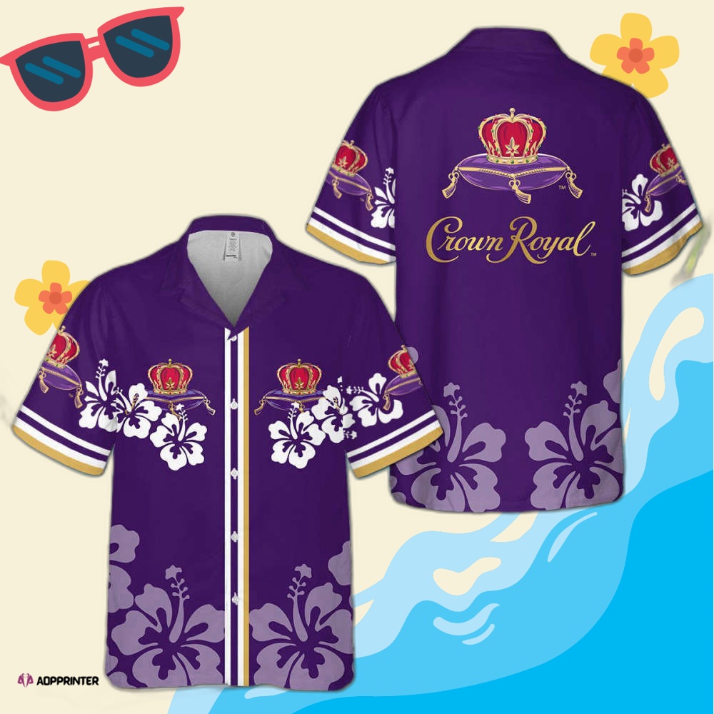 Crown Royal Hibicus Hawaiian Shirt