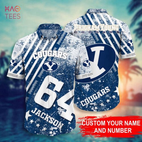 Custom Name BYU Cougars Personalized Hawaiian Shirt Hot Summer Gift
