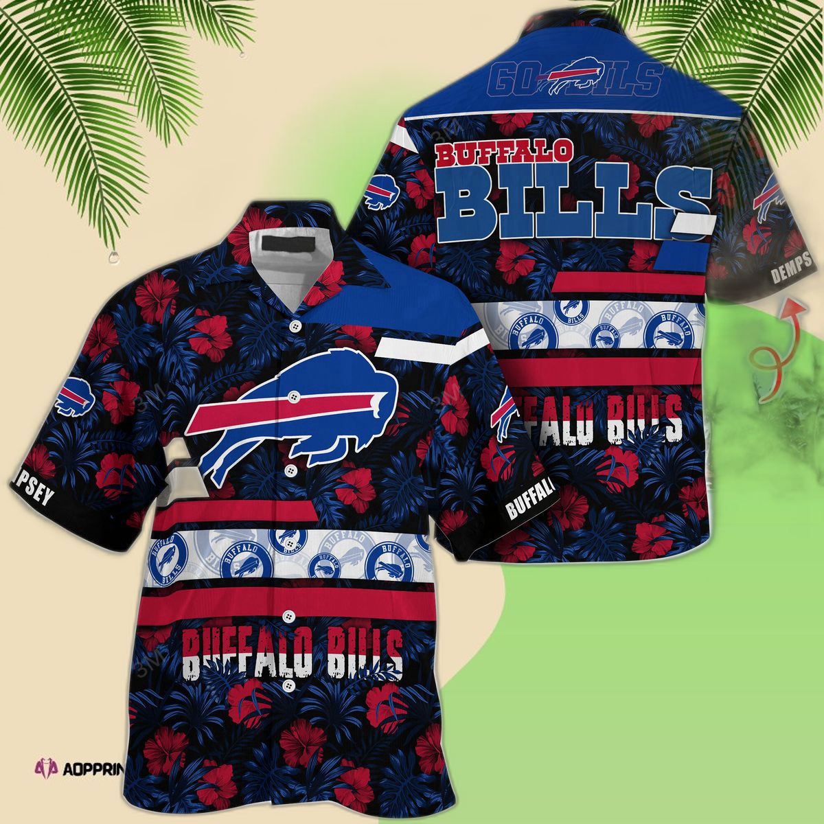 Dark New Buffalo Bills NFL-Super Hawaiian Shirt Summer Hot Gift