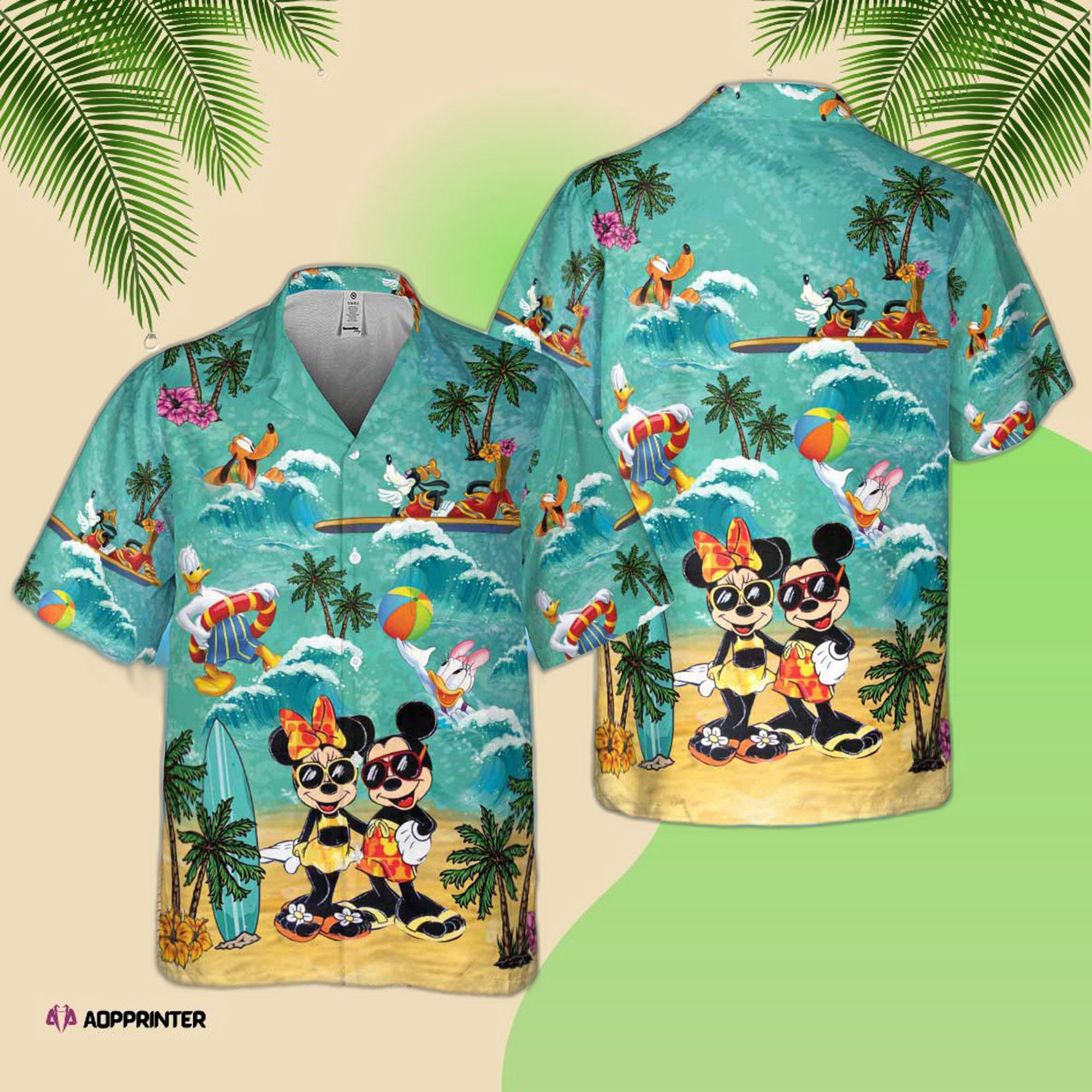 Disney Mickey And Minnie Hawaiian Shirt Disney Magical Hawaiian Shirt