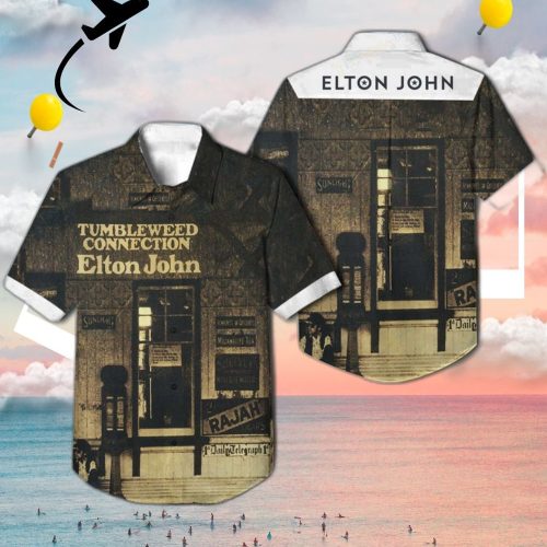 Hot Elton John Tumbleweed Connection Album Hawaiian Shirt