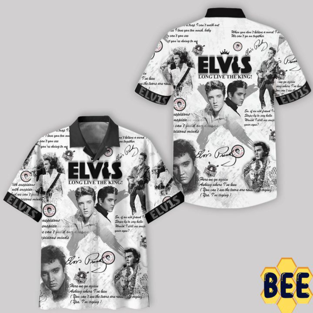 Elvis Presley Long Live The King Trending Hawaiian Shirt