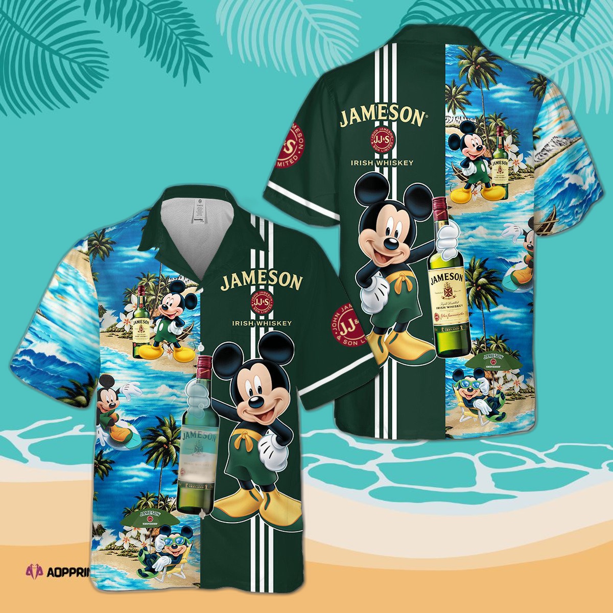 Hot New Mickey Friends Easter Eggs Pattern Hawaiian Shirt