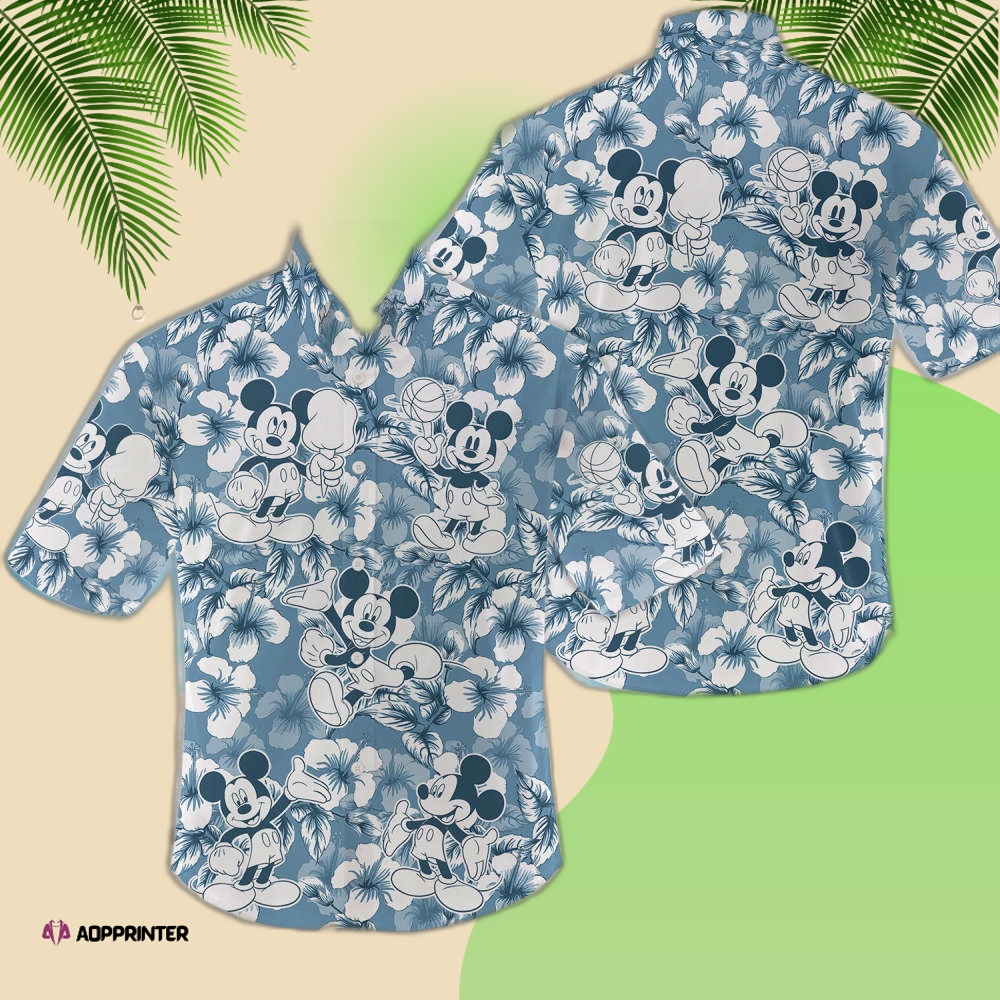 Mickey Mouse Tropical Hawaiian Shirt