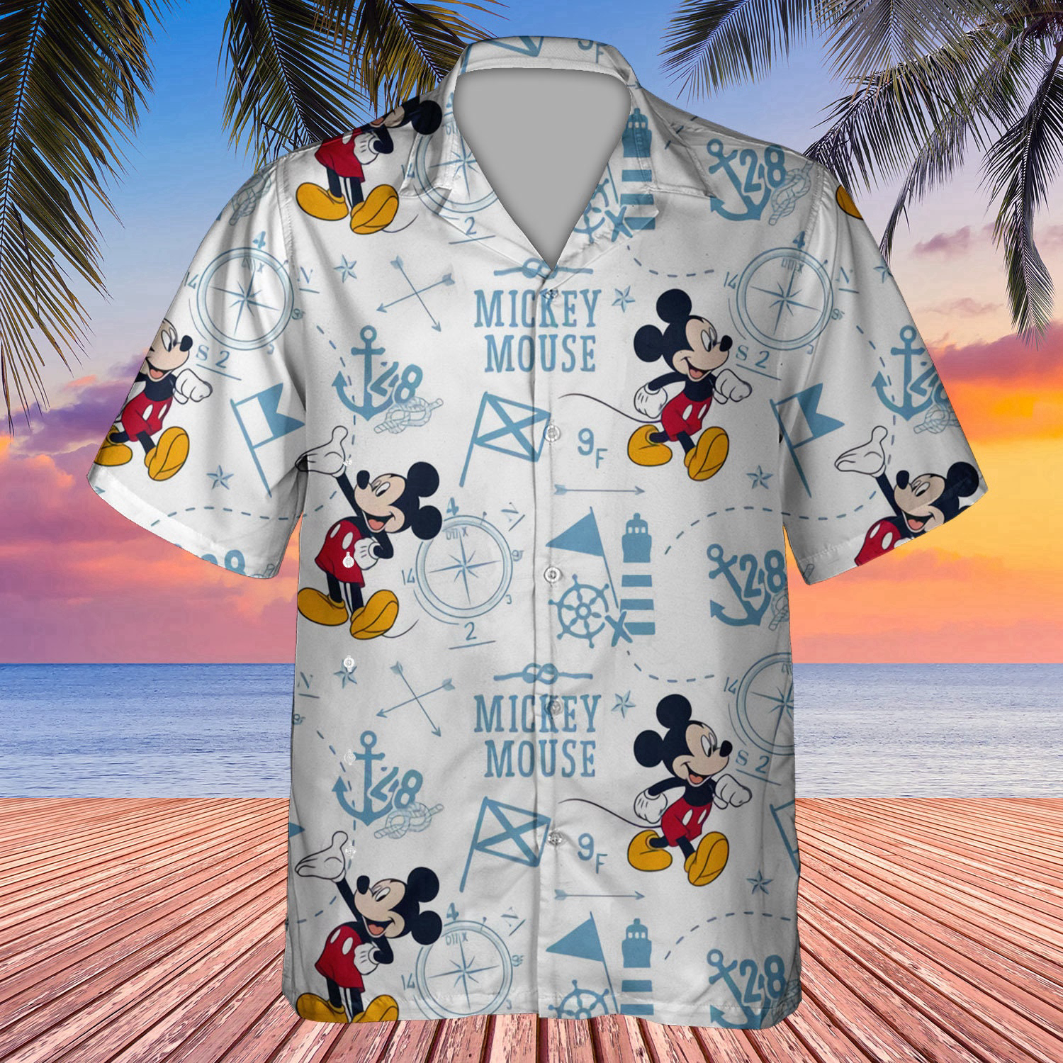 Mickey Pattern 3D All Print Hawaiian Shirt For Men Women New 2023 Hot