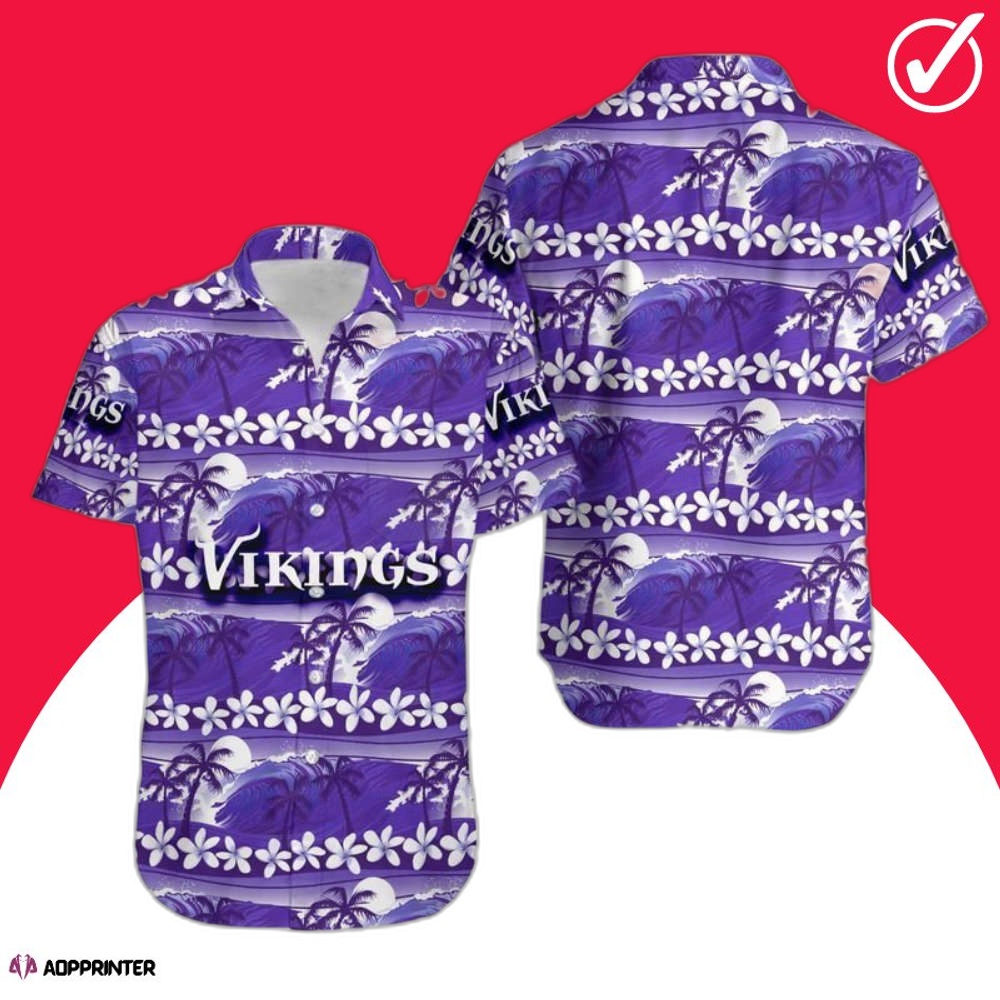 Personalized Minnesota Vikings Hawaiian Shirt