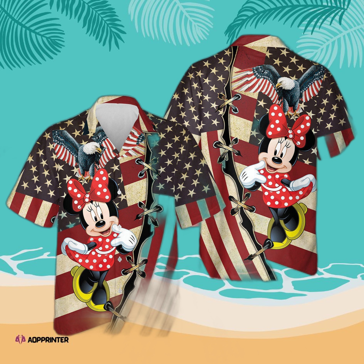 Mickey Aloha 3D All Over Print Tropical Summer Vacation Hawaiian Shirt 023