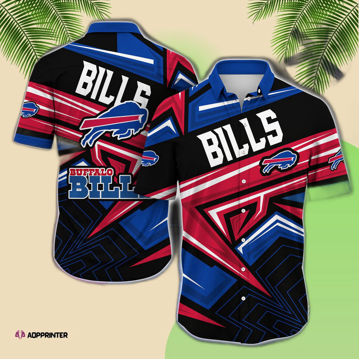 Dark New Buffalo Bills NFL-Super Hawaiian Shirt Summer Hot Gift