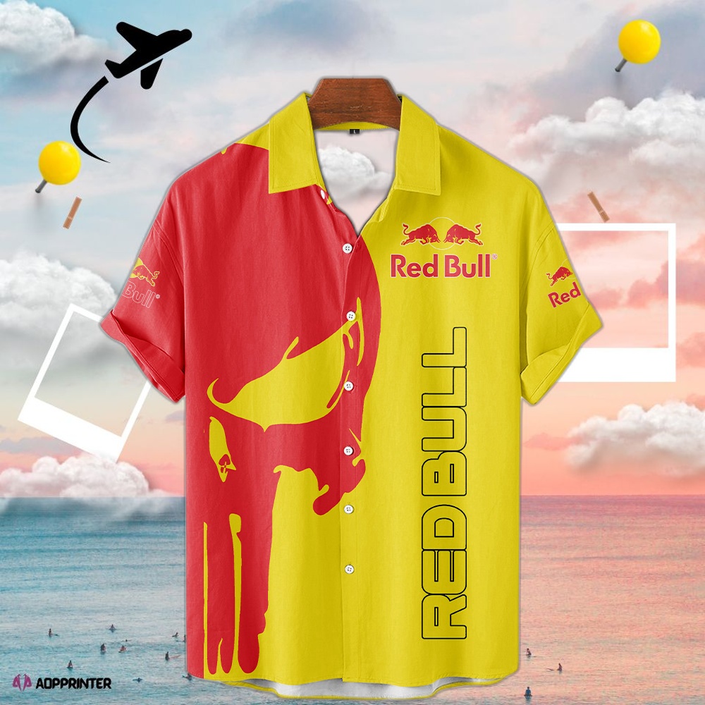 Model Red Bull Hawaiian Shirt Trending Summer 2023