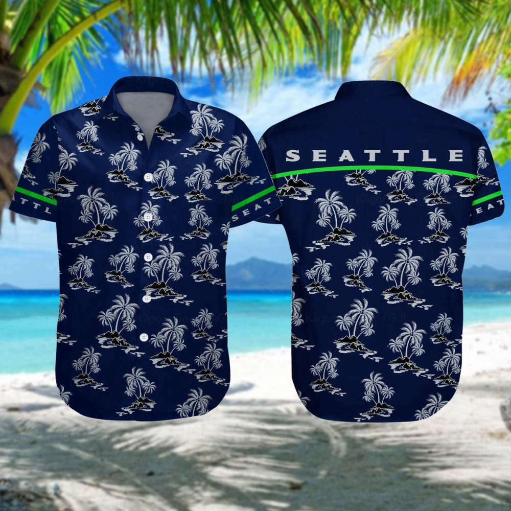 Seattle Hawaiian Shirt, Seattle Football Shirt For Men New Summer 2023