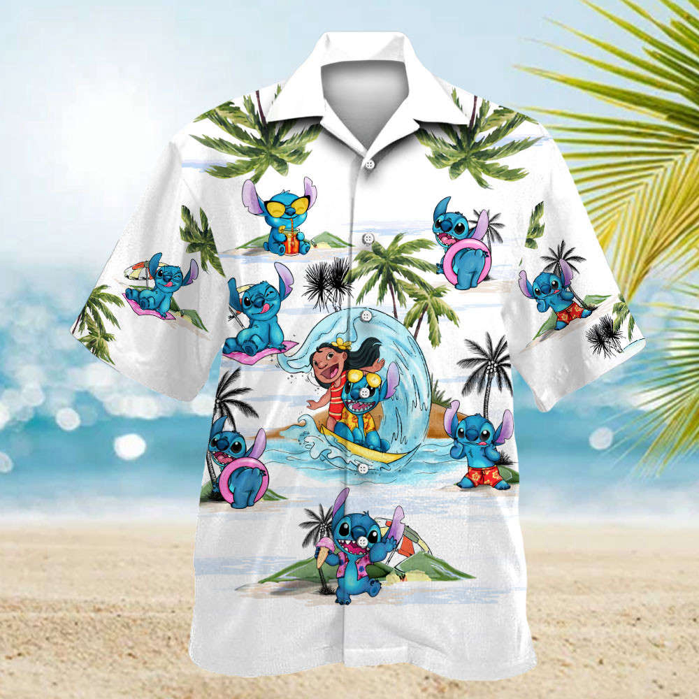 Stitch 09 Hawaiian Shirt Shorts Summer 2023 Hot