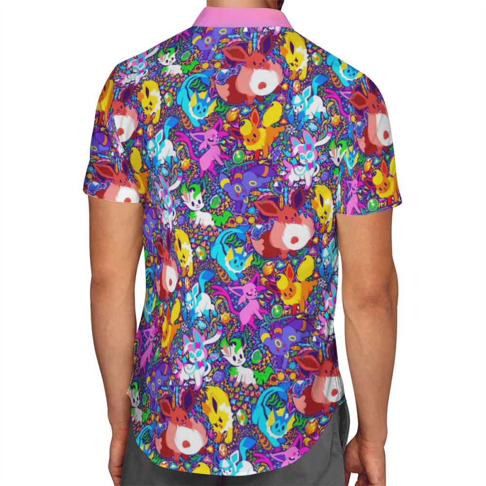 Pokemon Eevee Hawaii Shirt Summer 2023 Hot