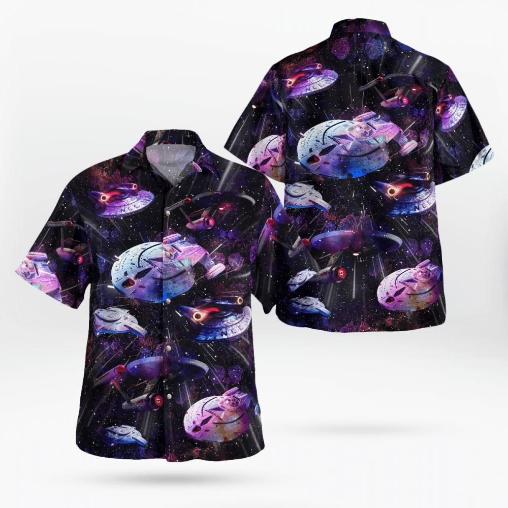 Star Trek Starships Hawaii Shirt Summer 2023 Hot Dark Style