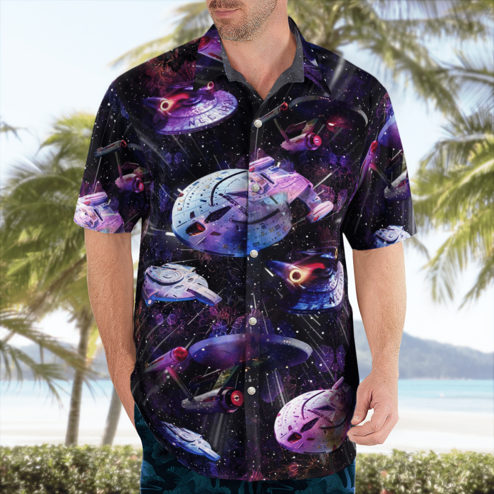 Star Trek Starships Hawaii Shirt Summer 2023 Hot Dark Style