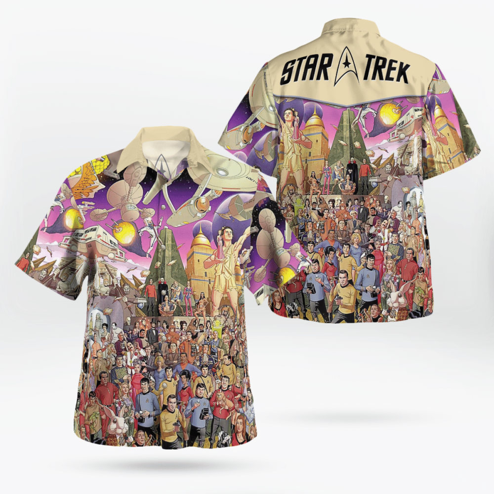 Star Trek The Original Series 50th Anniversary Comics Hawaii Shirt Summer 2023 Hot