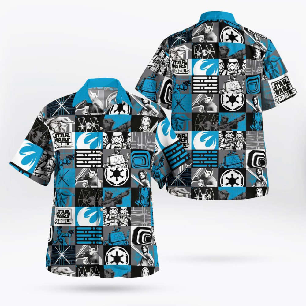 Star Wars Rebels Blue Hawaiian Shirt Summer 2023 Hot
