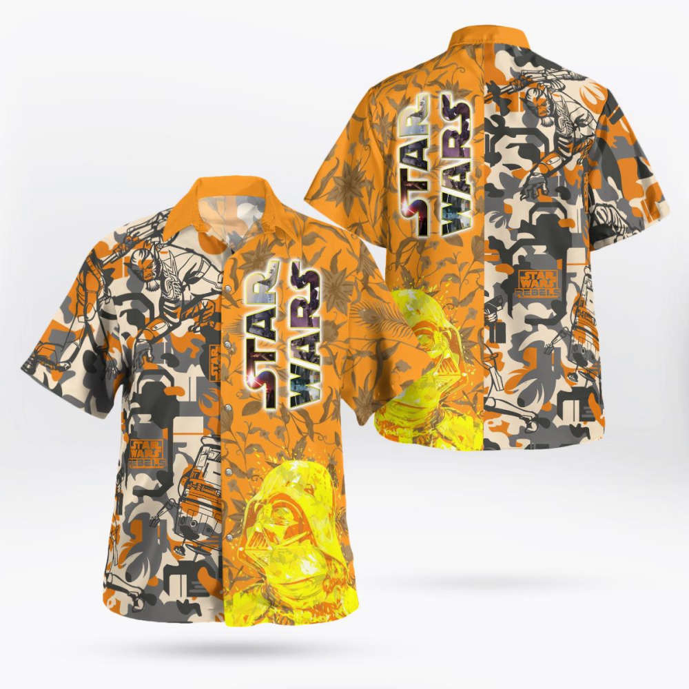 Star Wars Rebels Yellow Hawaiian Shirt Summer 2023 Hot
