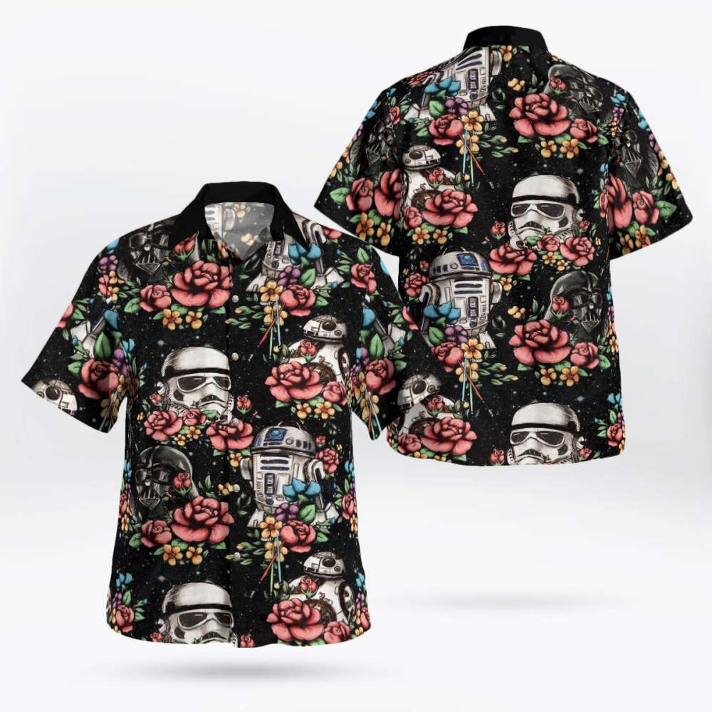 Star Wars Floral Hawaiian Shirt Summer 2023 Hot