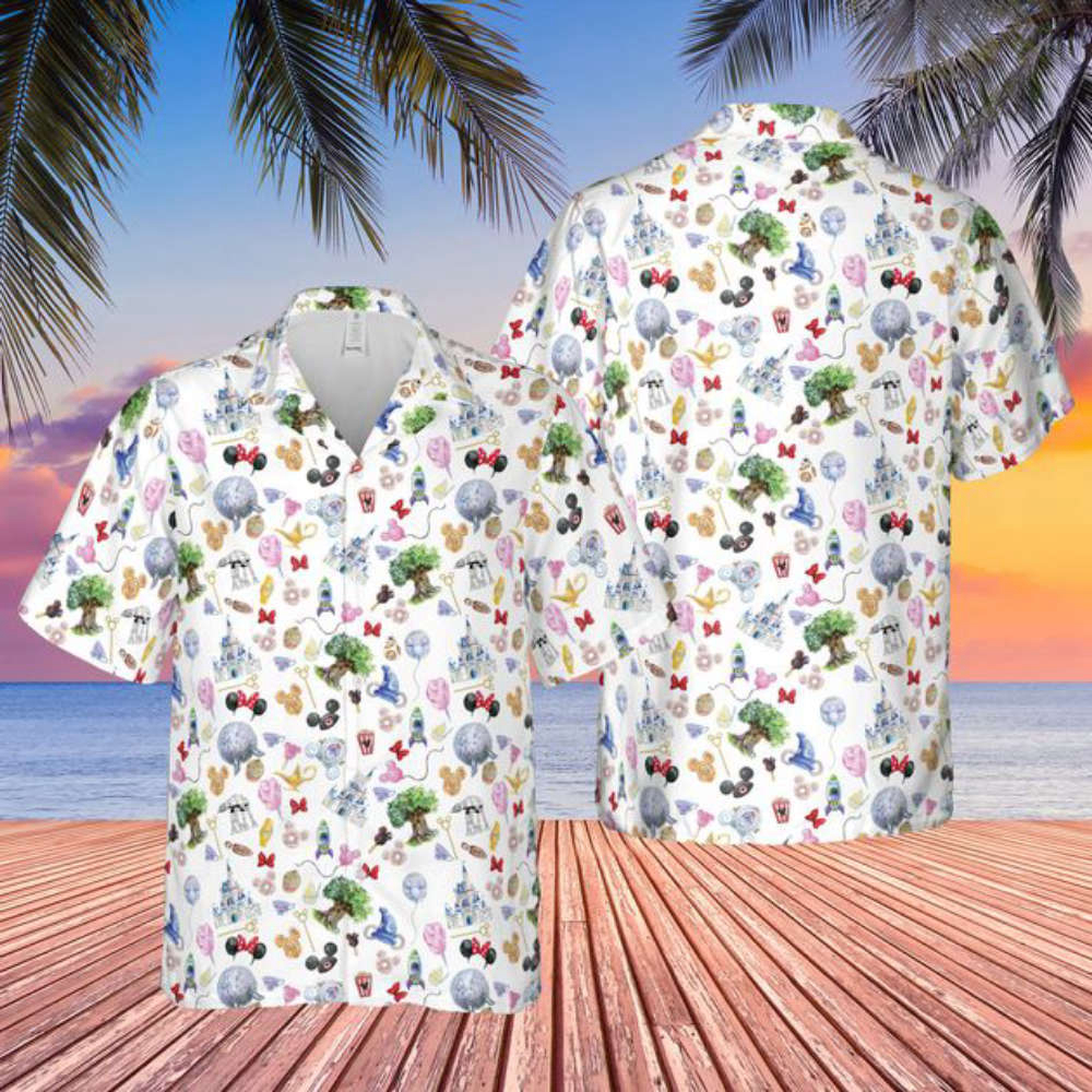 Disney Villains Mouse Ears Hawaiian Shirt