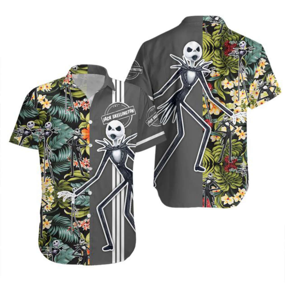Jack Skellington Halloween Horror Movie Hawaiian Shirt
