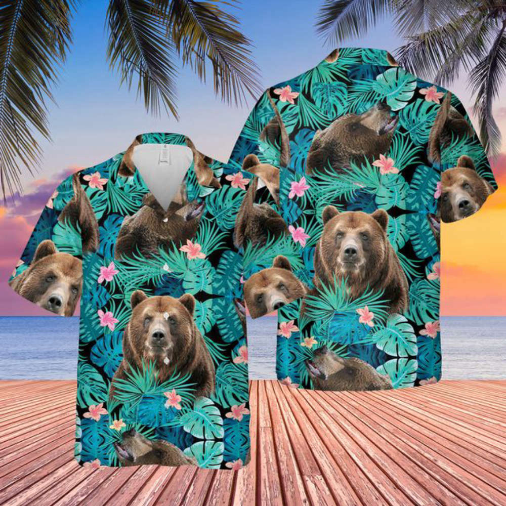 Basset Hound Dog Tropical Hawaiian Shirt