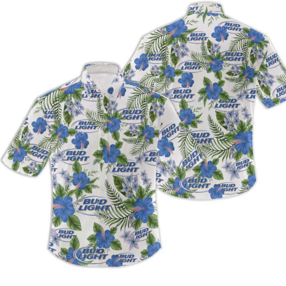 Bud Light Unisex Hawaiian Shirt New Hot 2022