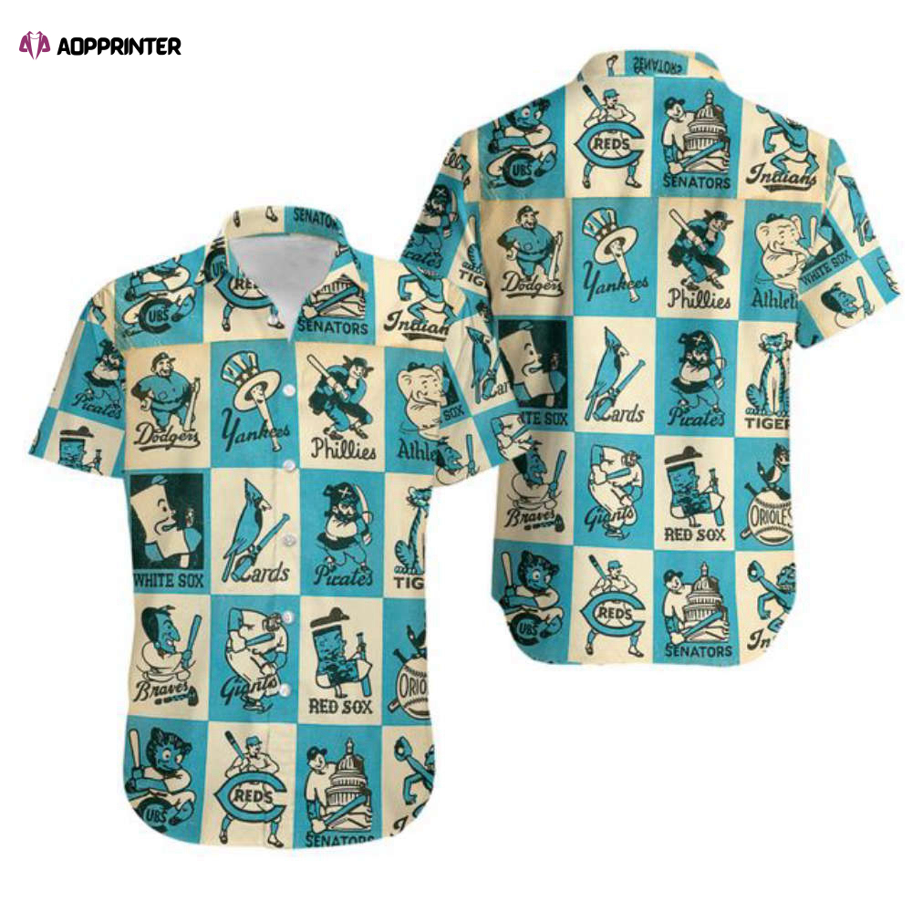 1956 Baseball Team Mascots Aloha Beach Shirt, School mascot shirt ...