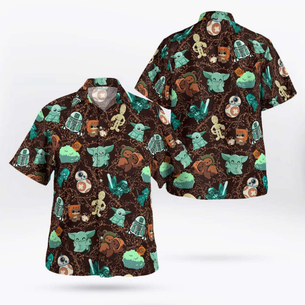 Babay Yoda Star Wars Hawaii Shirt Summer 2023 Hot Vintage