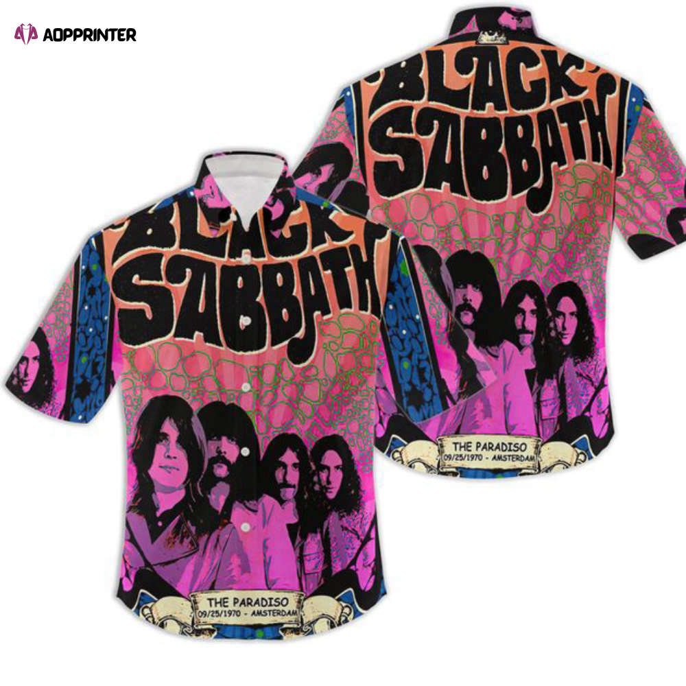 Black Sabbath Beach Hawaiian Shirt Summer Trending Gift 2023