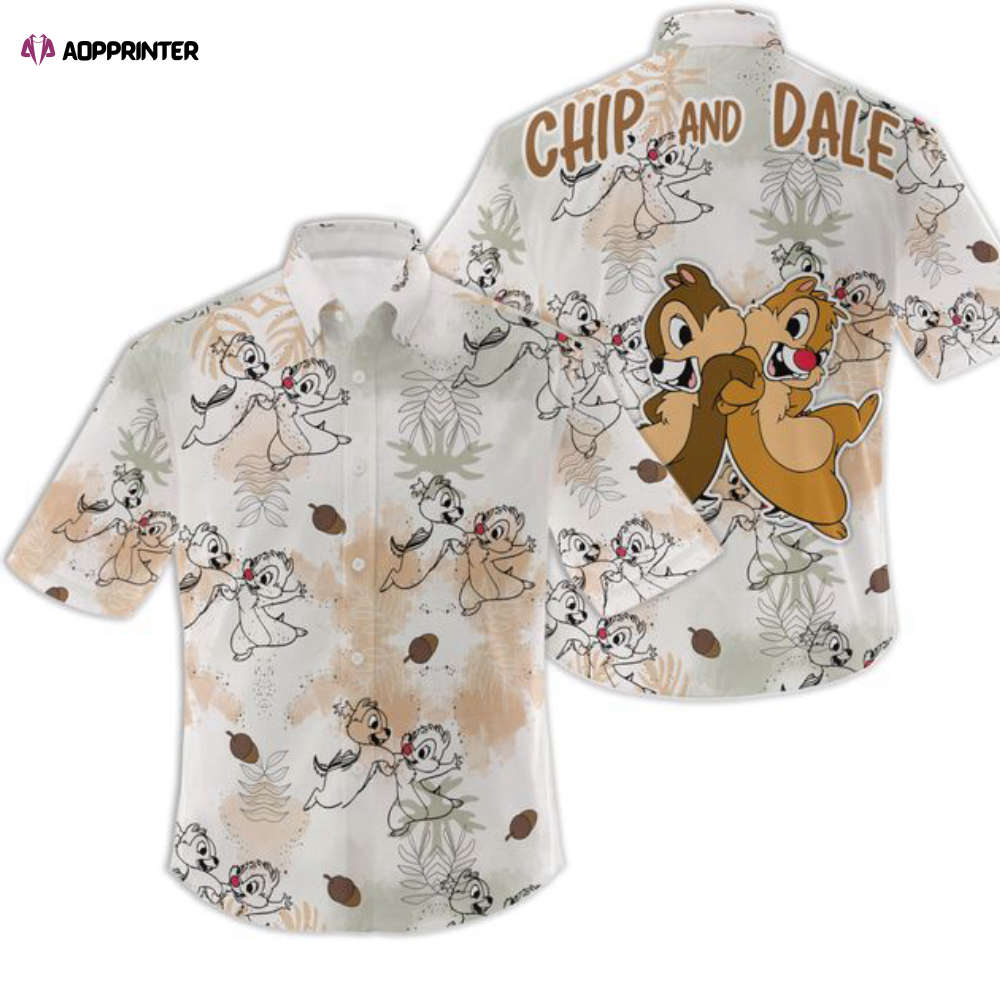 Chip ‘n’ Dale Nuts Disney Hawaiian Shirt