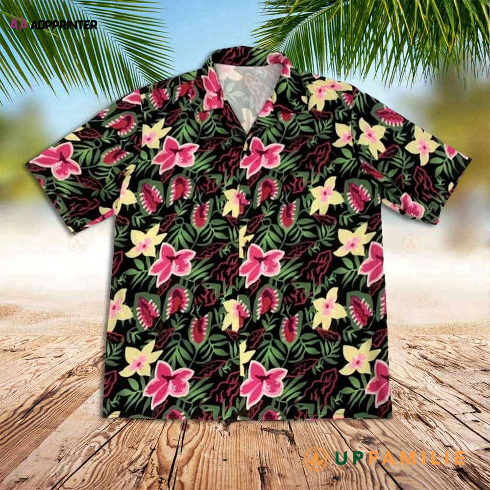 Chunk Hawaiian Shirt Goonies Movie Costume Floral 80s Flowers Best Hawaiian Shirts