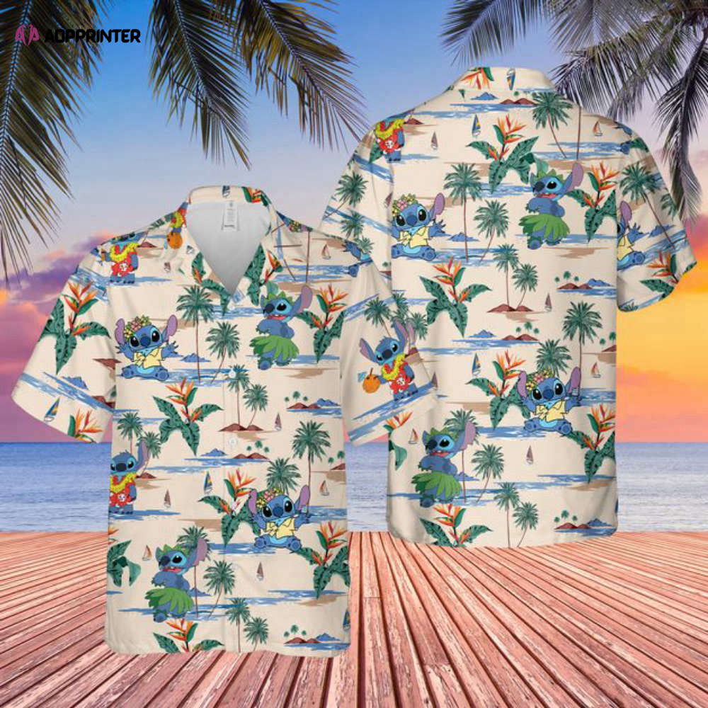 Disney Aloha Stitch Ohana Hawaiian Shirt