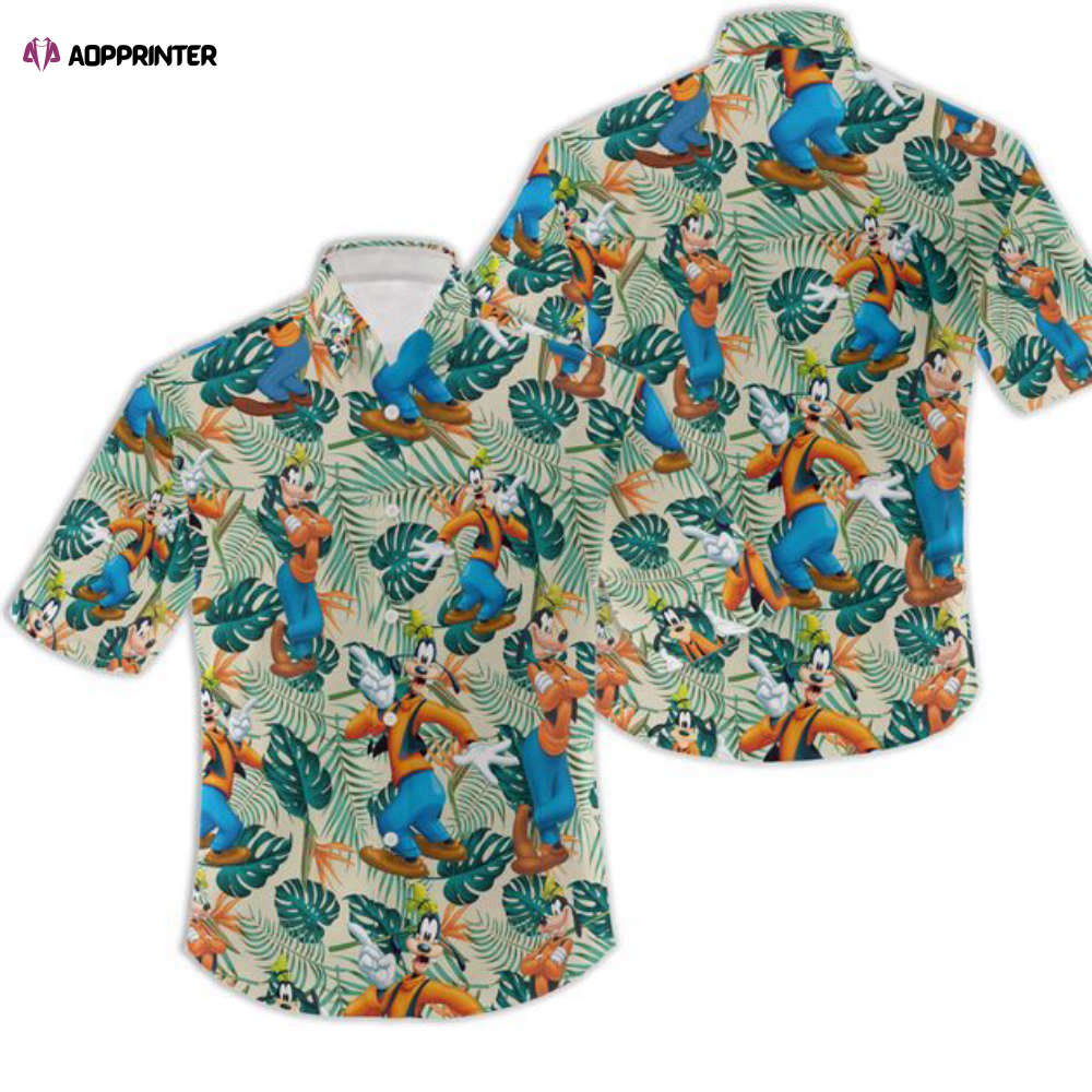 Disney Goofy Beach Hawaiian Shirt