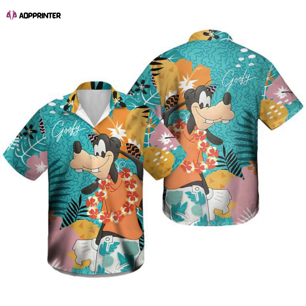 Disney goofy hawaiian shirt Summer Holiday Gift, mickey mouse hawaiian shirt Summer Holiday Gift