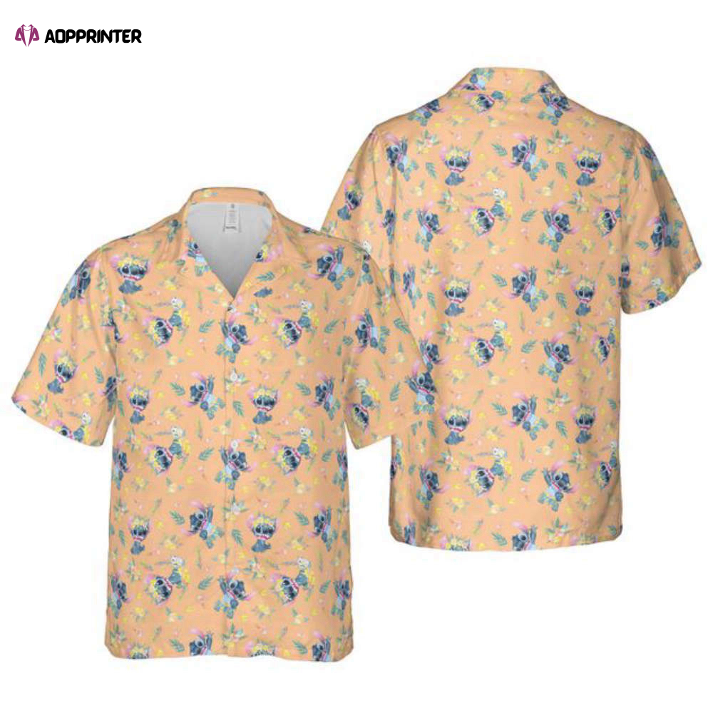 Disney Inspired Men’s Button Down Hawaiian Shirt