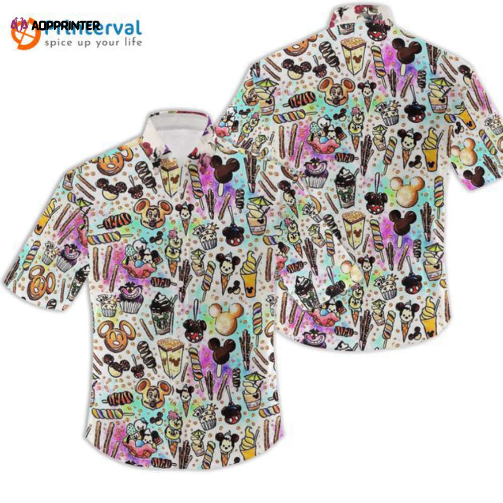 Disney Parks Food Hawaiian Shirt, Summer Family Hawaiian Shirts