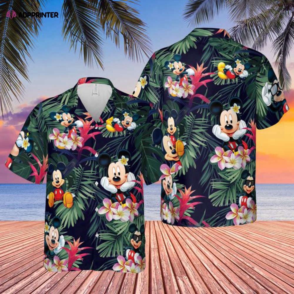 Disney Trip Gift – Mickey Mouse Hawaiian Shirt Summer Button Up, Summer Trip Family Hawaiian Shirt