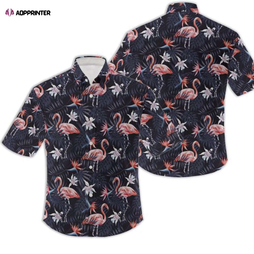 Flamingo Hawaiian Aloha Shirt