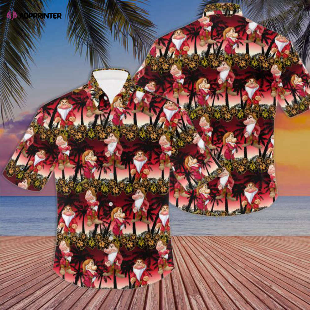 Grumpy hawaiian shirt, disney hawaiian shirt, aloha beach shirts
