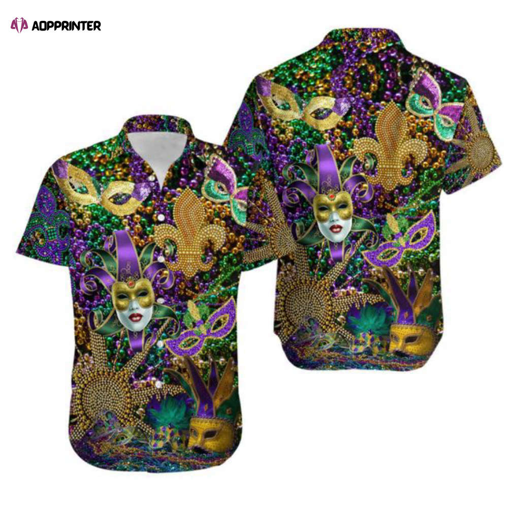 Happy Mardi Gras Hawaiian Shirt - Aopprinter